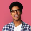 smiling man